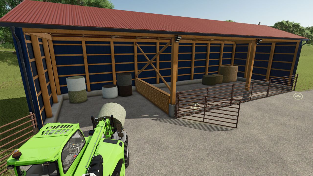 Small Machine And Bale Shed