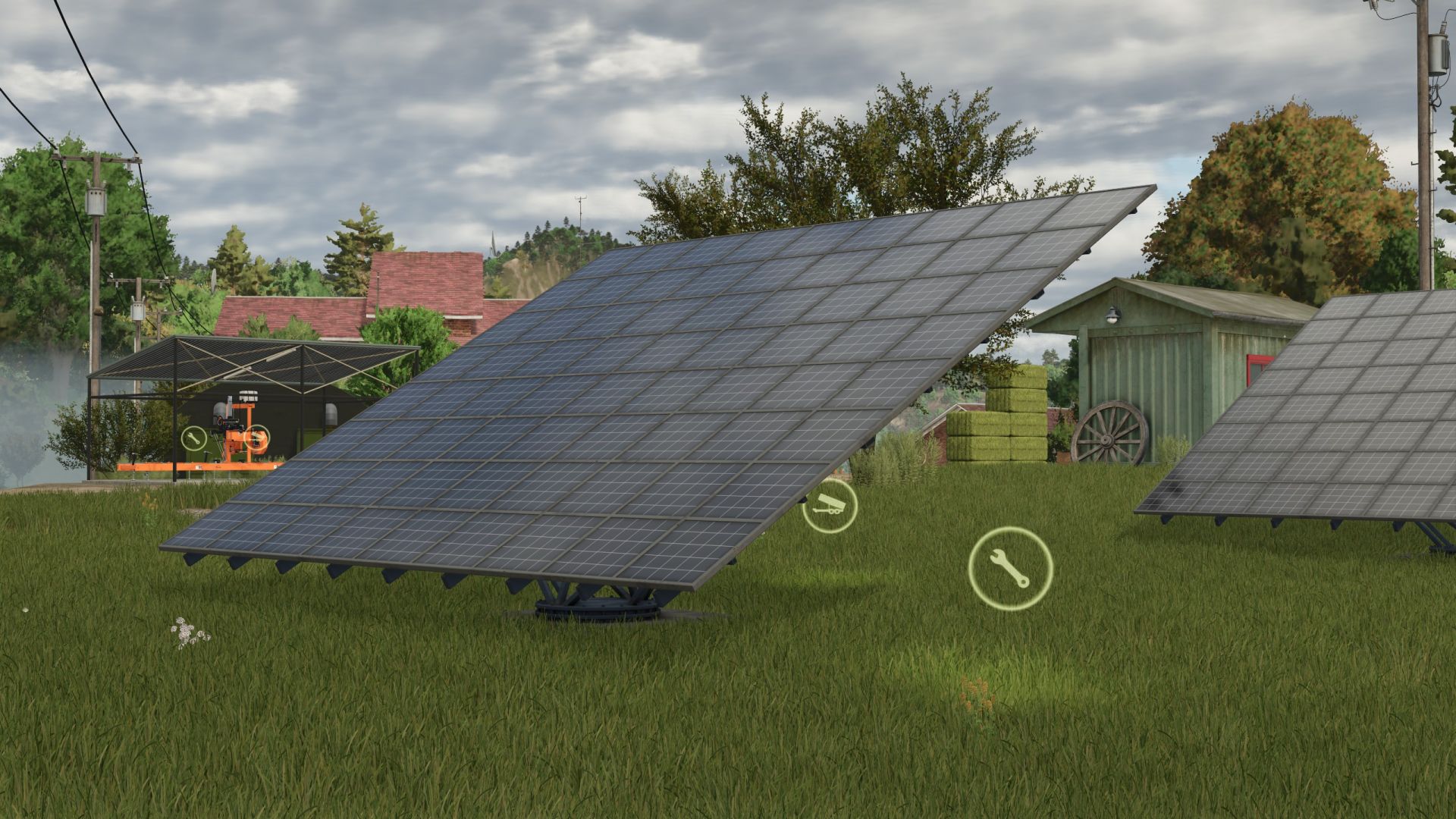 Pequeña instalación fotovoltaica construida