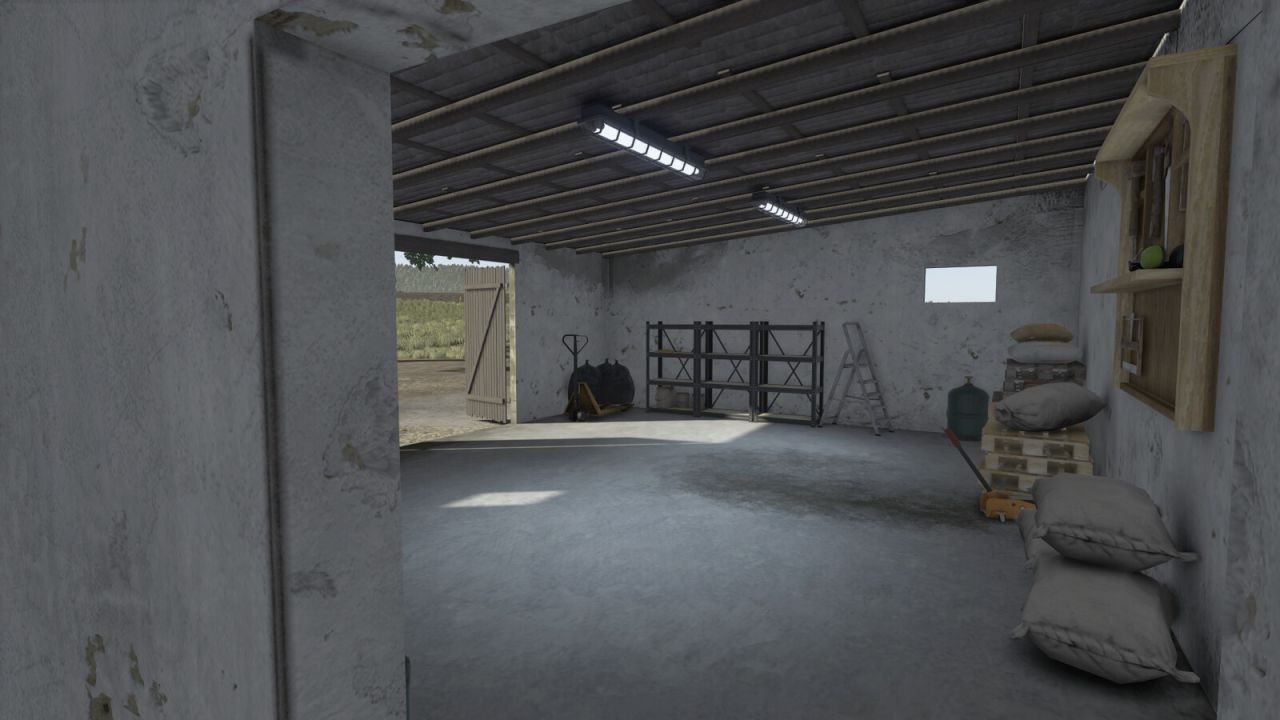 Small Pigsty With Barn