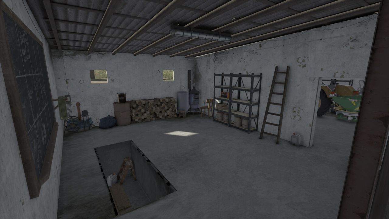 Small Pigsty With Barn