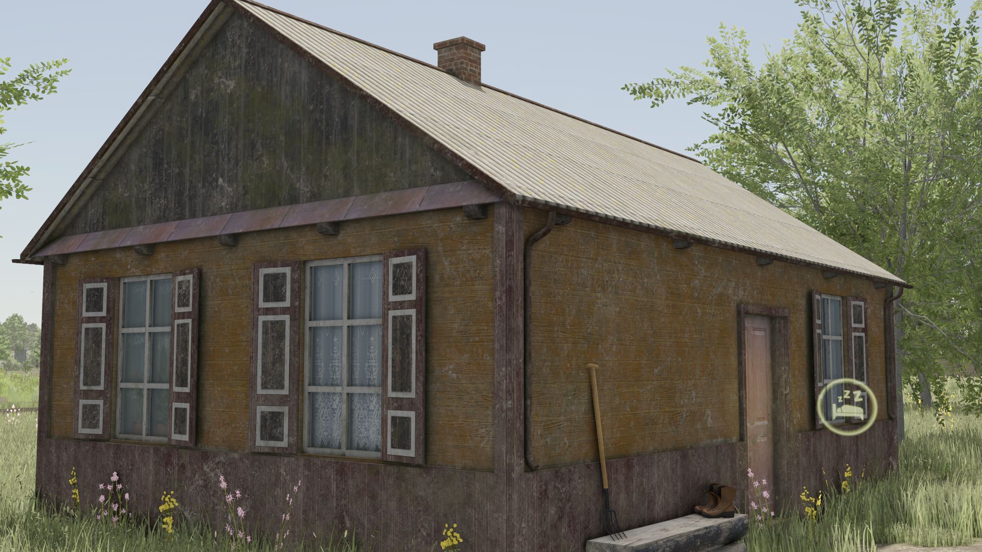 Petite maison en bois polonais
