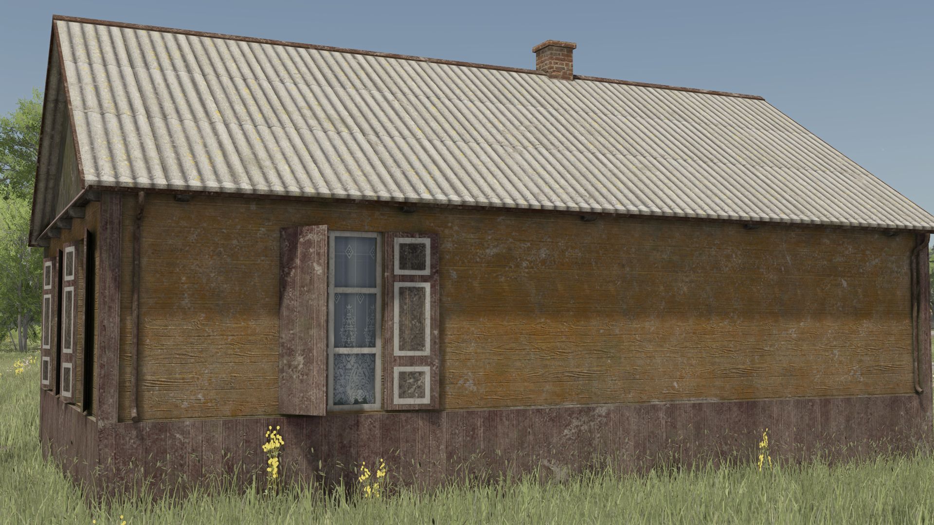 Petite maison en bois polonais