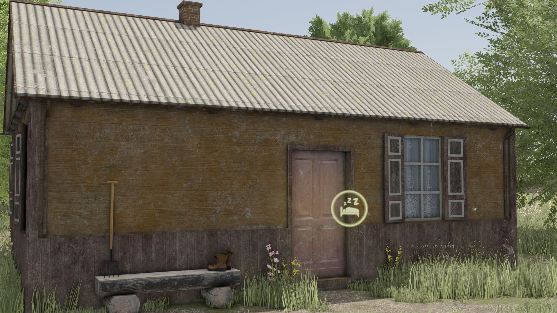 Petite maison en bois polonais