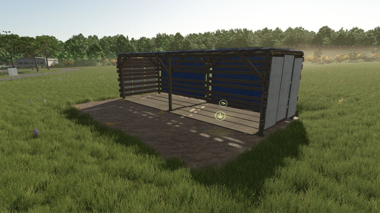 Small Rustic Bale Shed