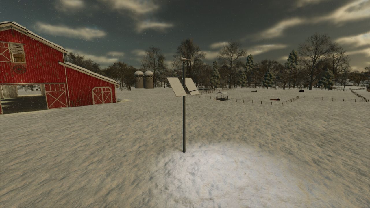 Petite Eolienne Avec Lampe