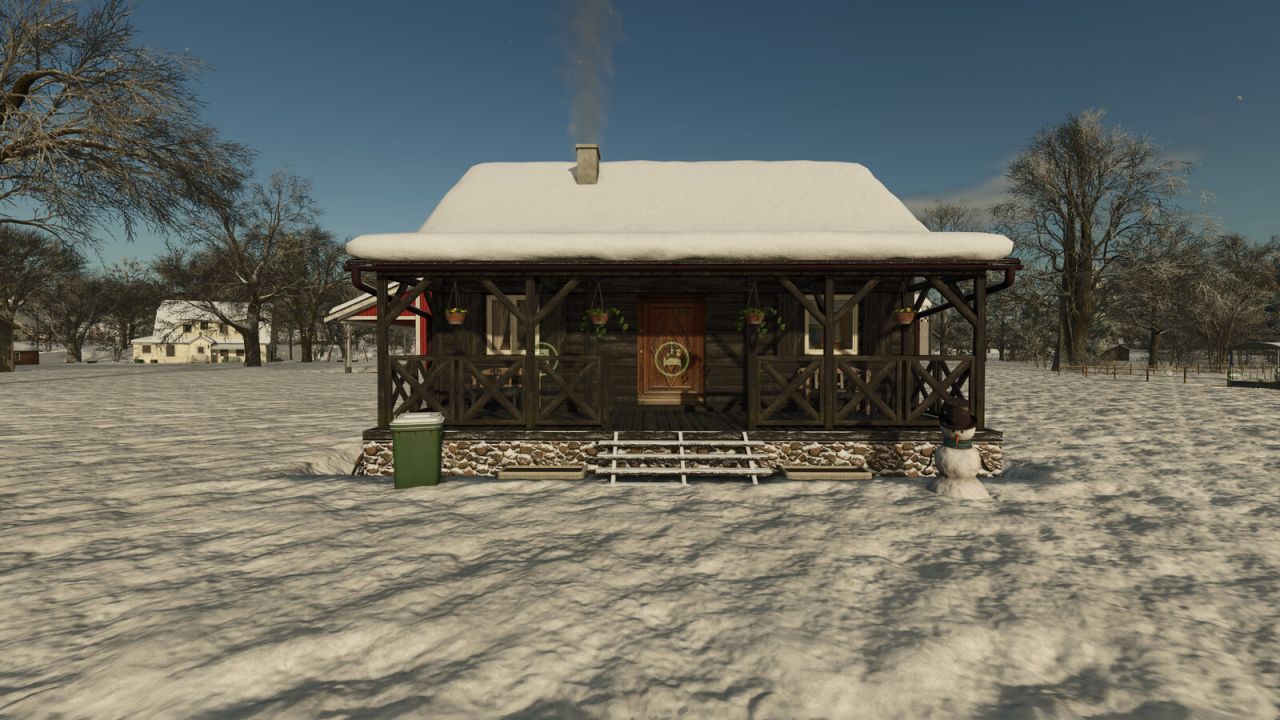 Pequeña casa de madera