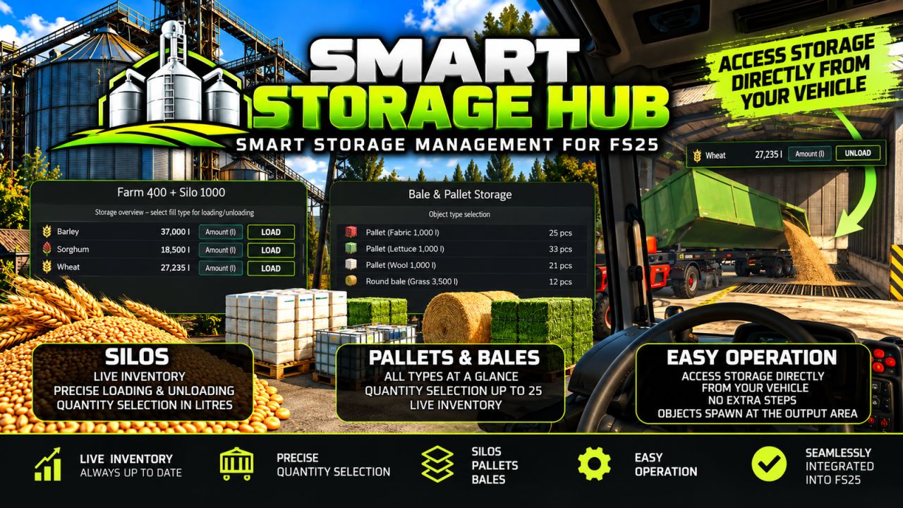 Smart Storage Hub FS25