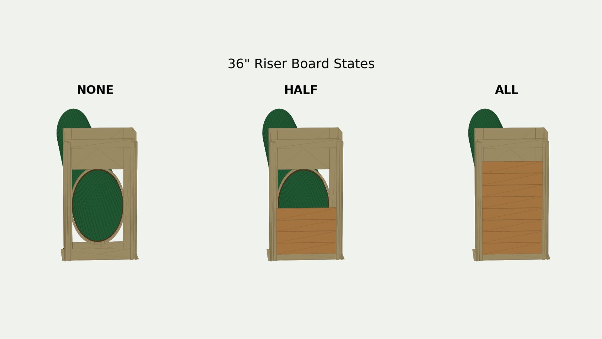 Smooth Steel Flashboard Riser Pack