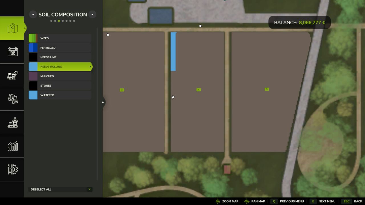 Roller de la máquina de siembra listo