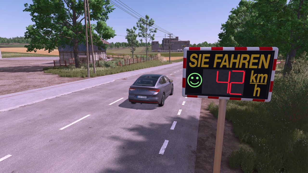 Geschwindigkeitsanzeige