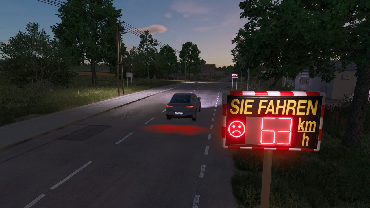 Geschwindigkeitsanzeige