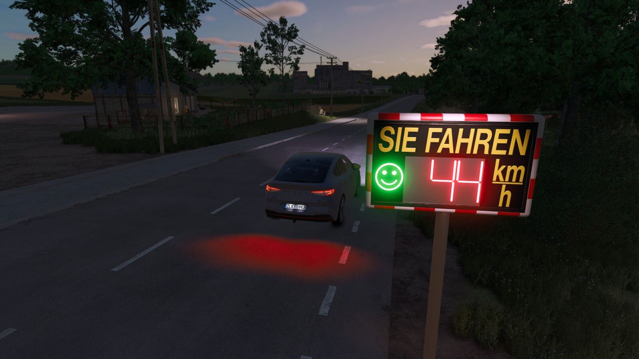 Geschwindigkeitsanzeige