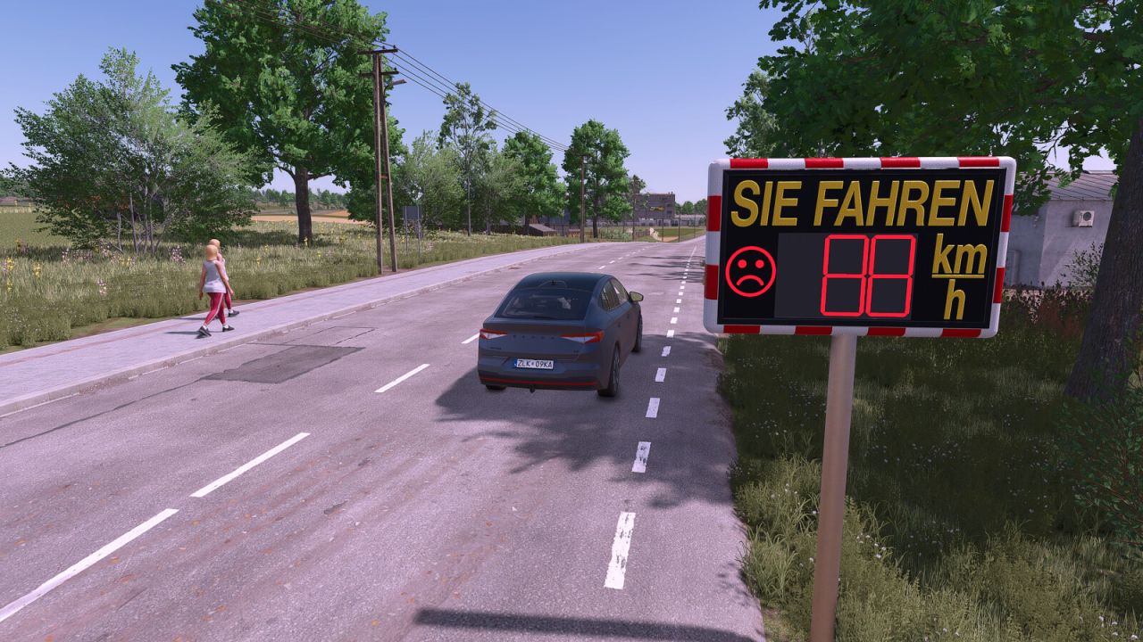 Geschwindigkeitsanzeige