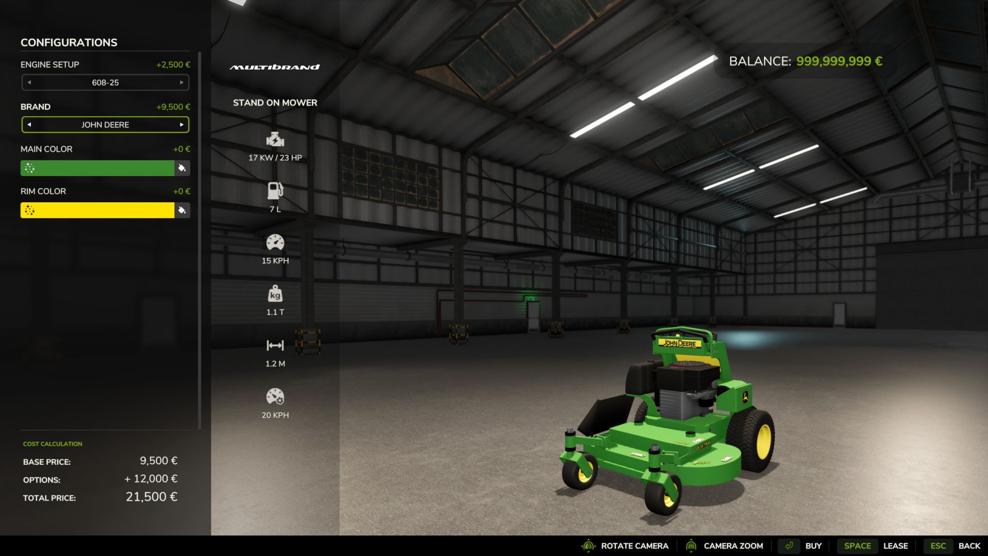 Tondeuses autoportées