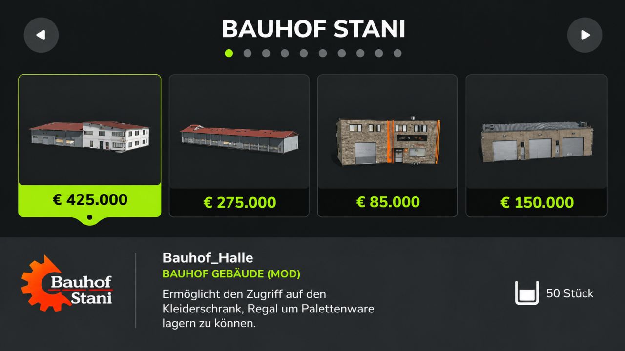 Stani's bouwcategorie