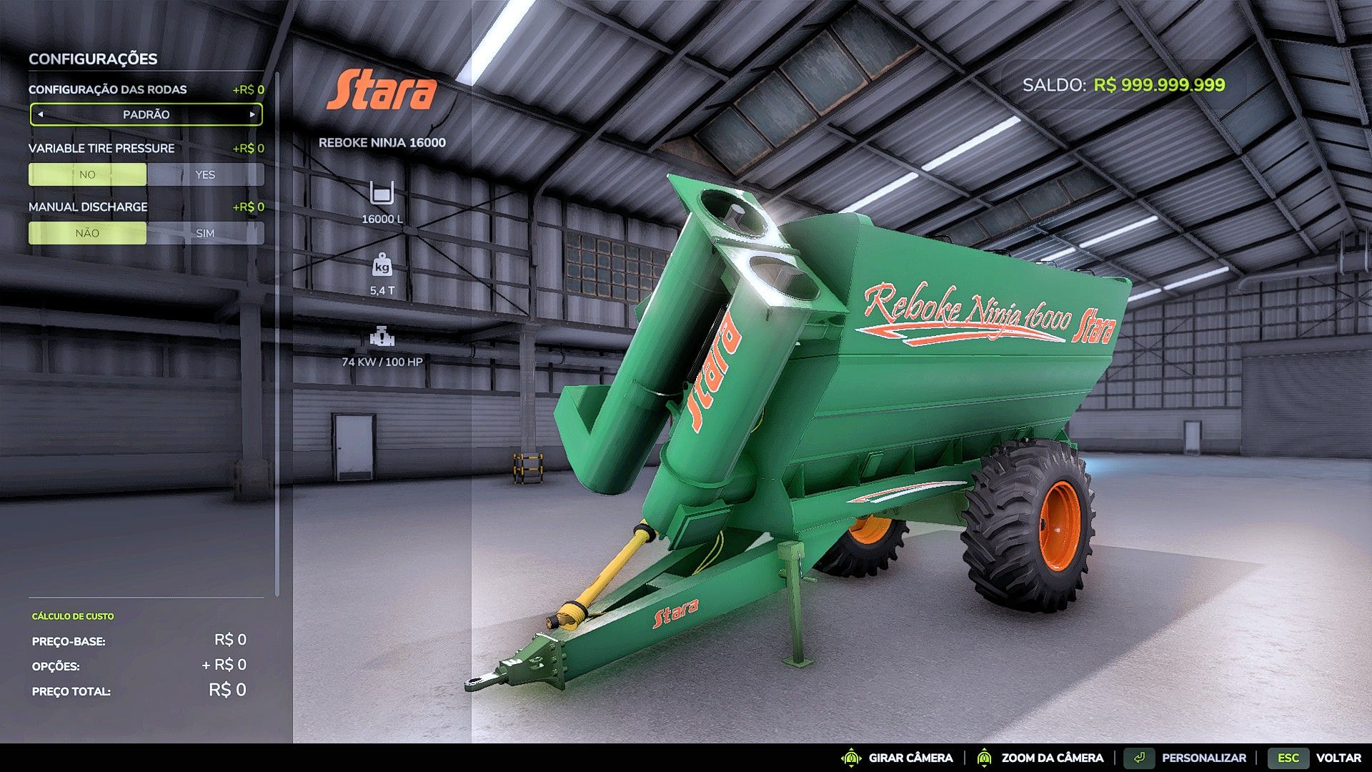 Stara Reboke Ninja 16000