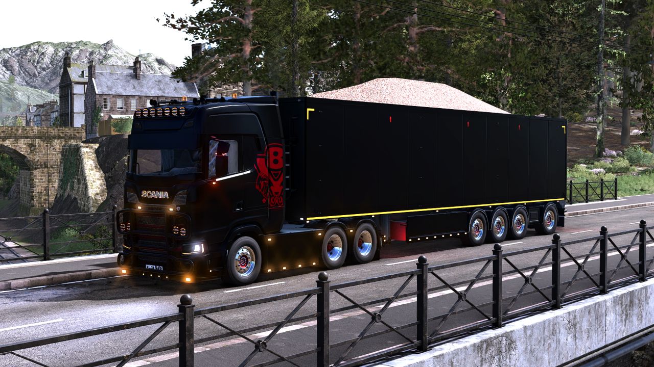 Remorque à fond mouvant STAS