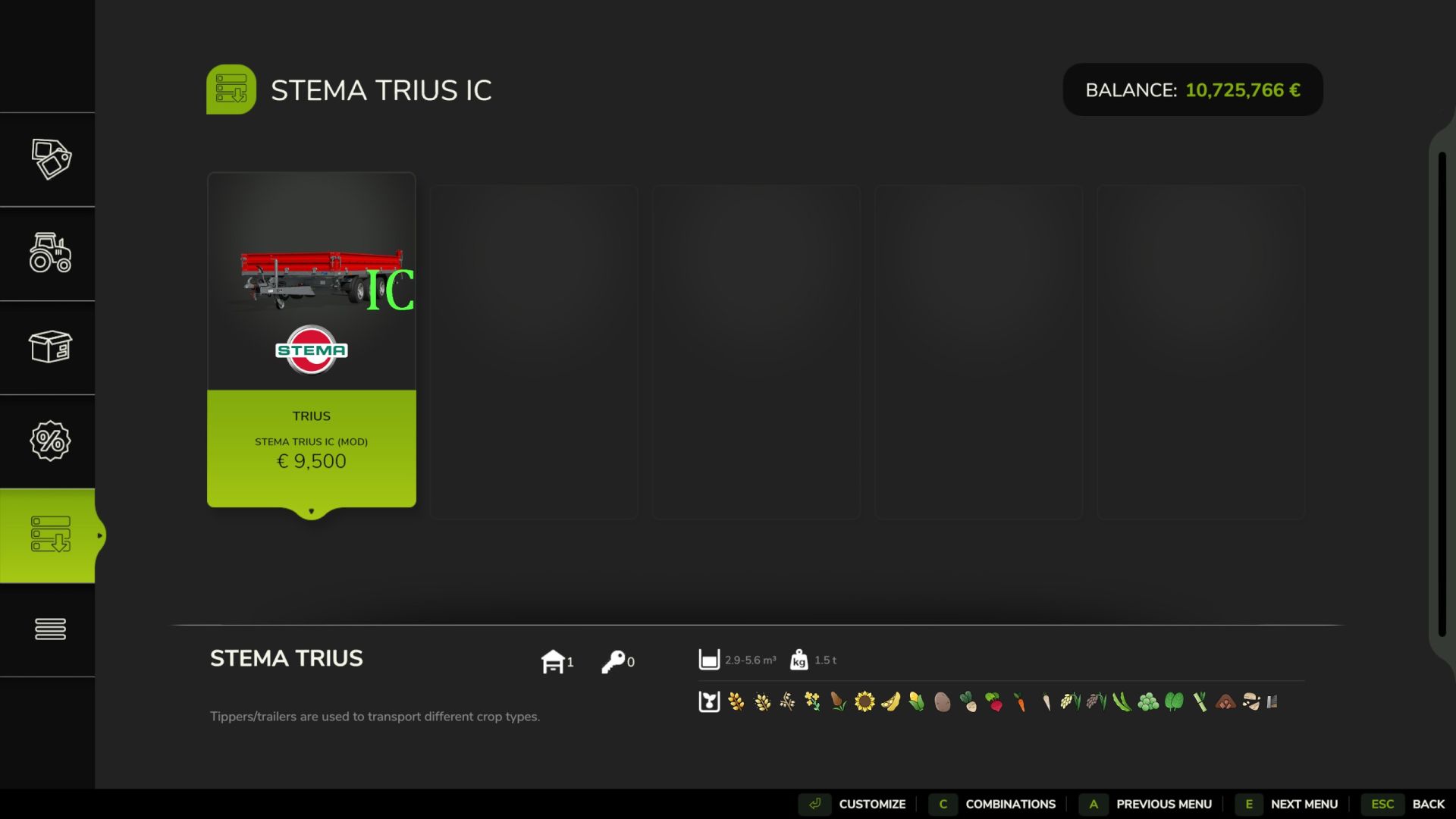 Stema Trius IC