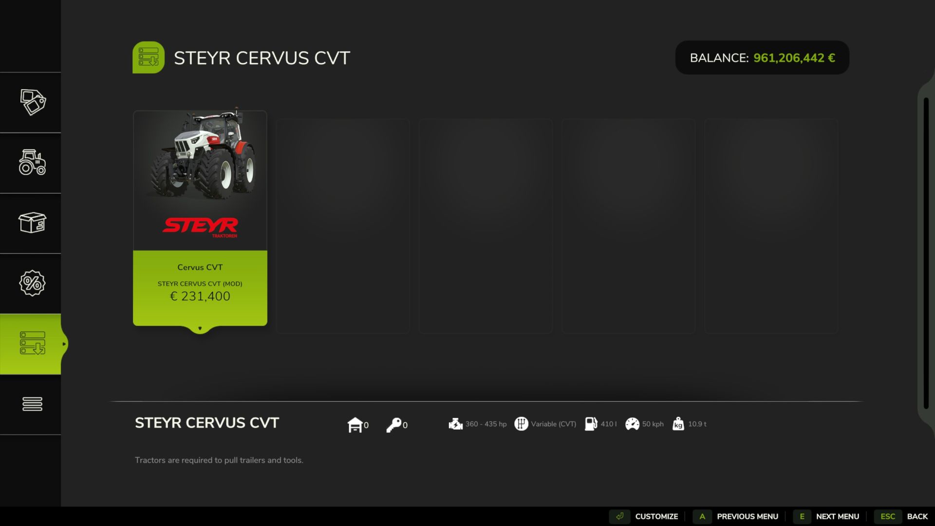 Steyr Cervus CVT