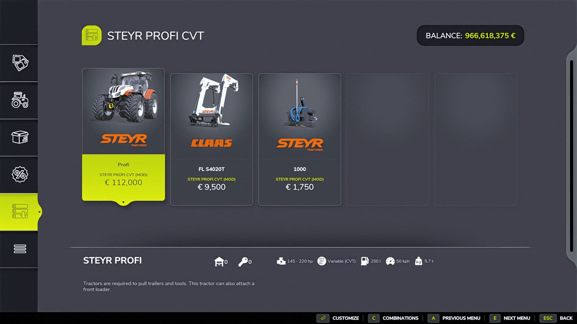 Steyr Profi CVT
