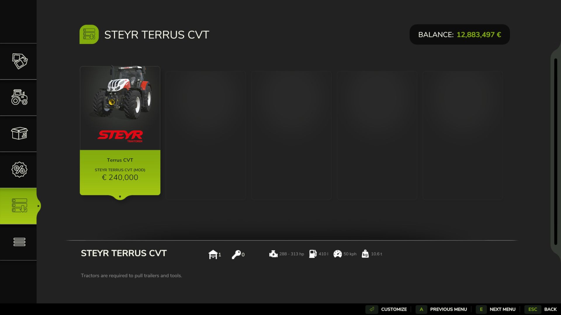 Steyr Terrus CVT