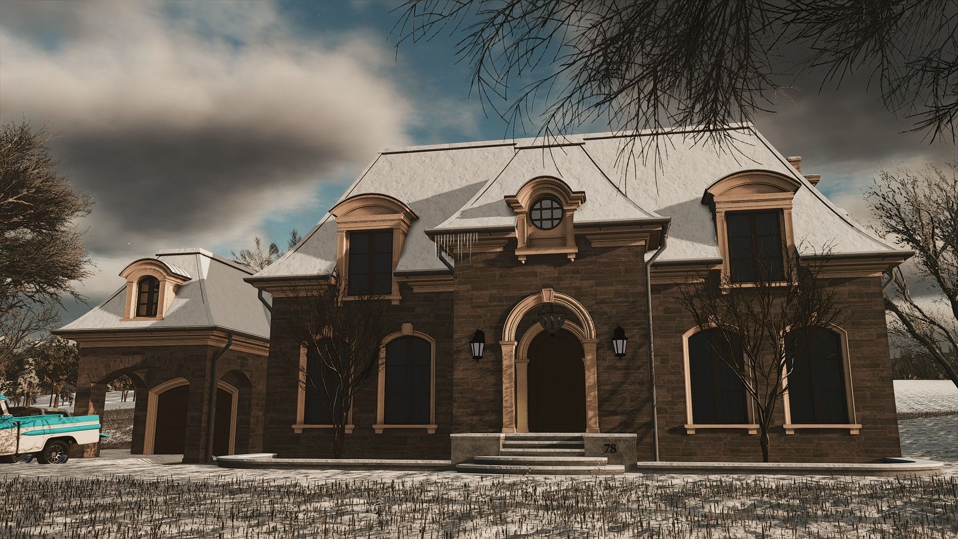 Casa de fazenda de pedra