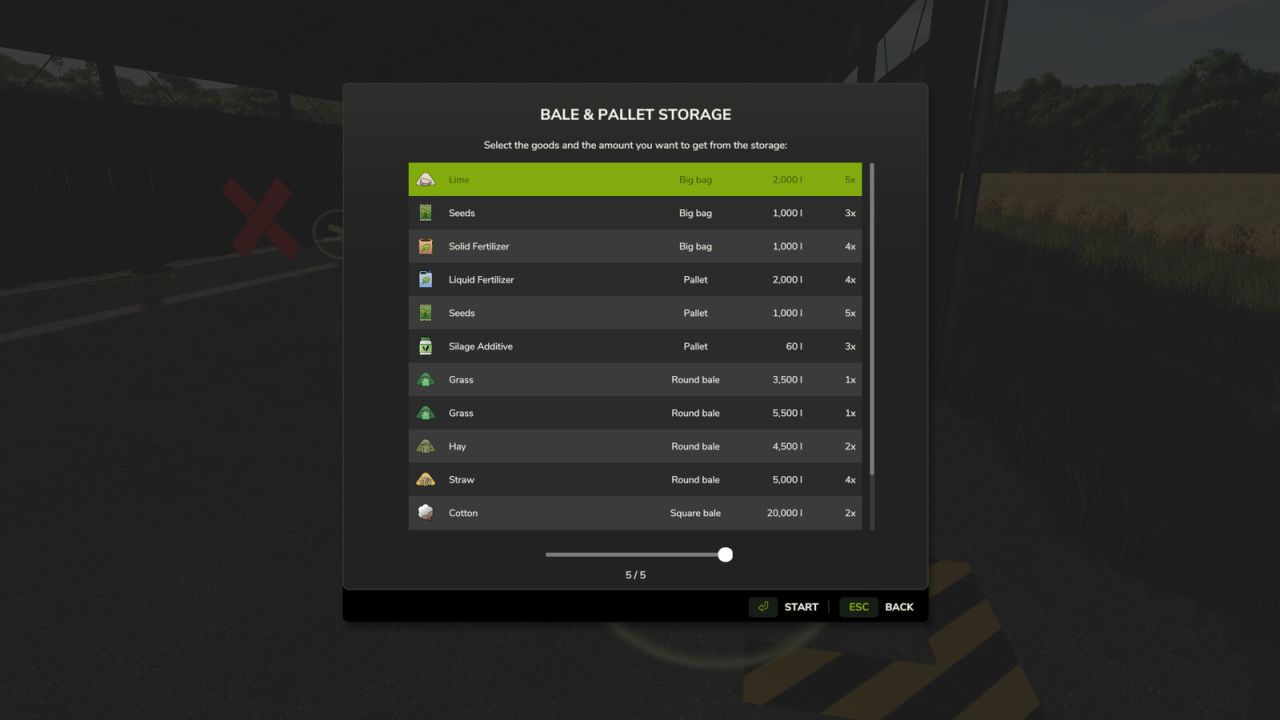 Storage Dialog Plus FS25