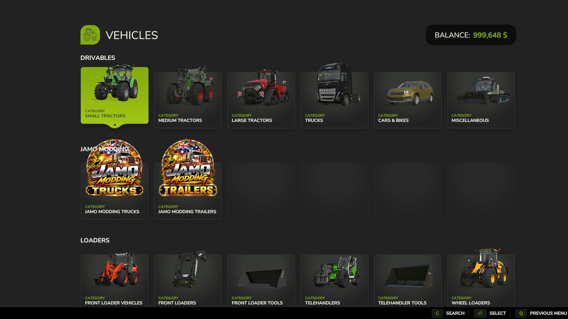 Store Category (Jamo Modding)