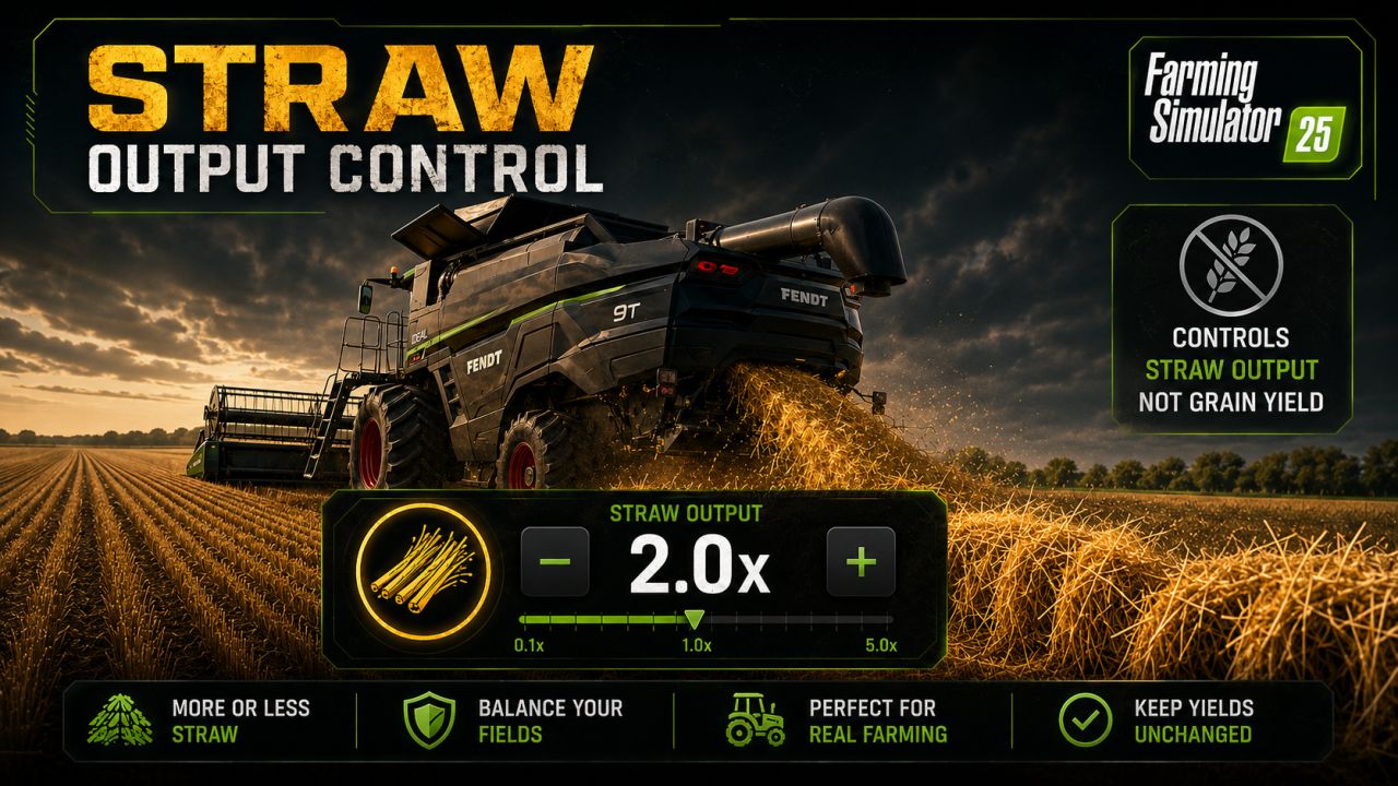 Straw output control