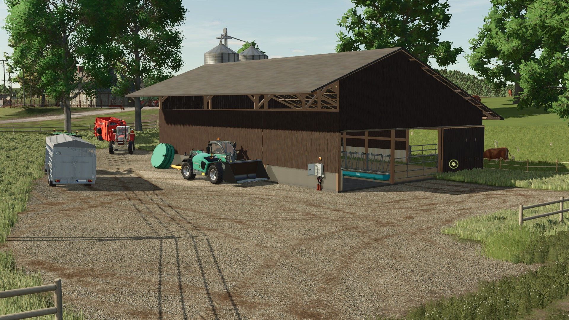Stal voor zoogkoeien