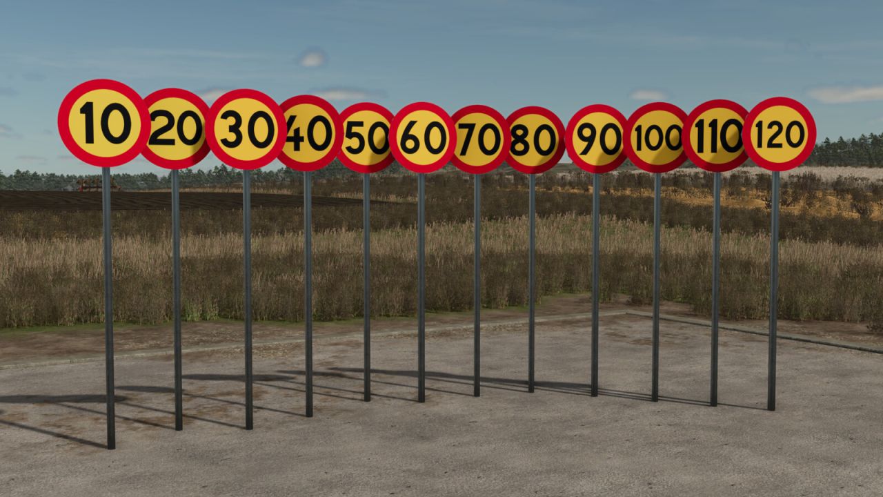 Swedish Road Sign Pack Placeable
