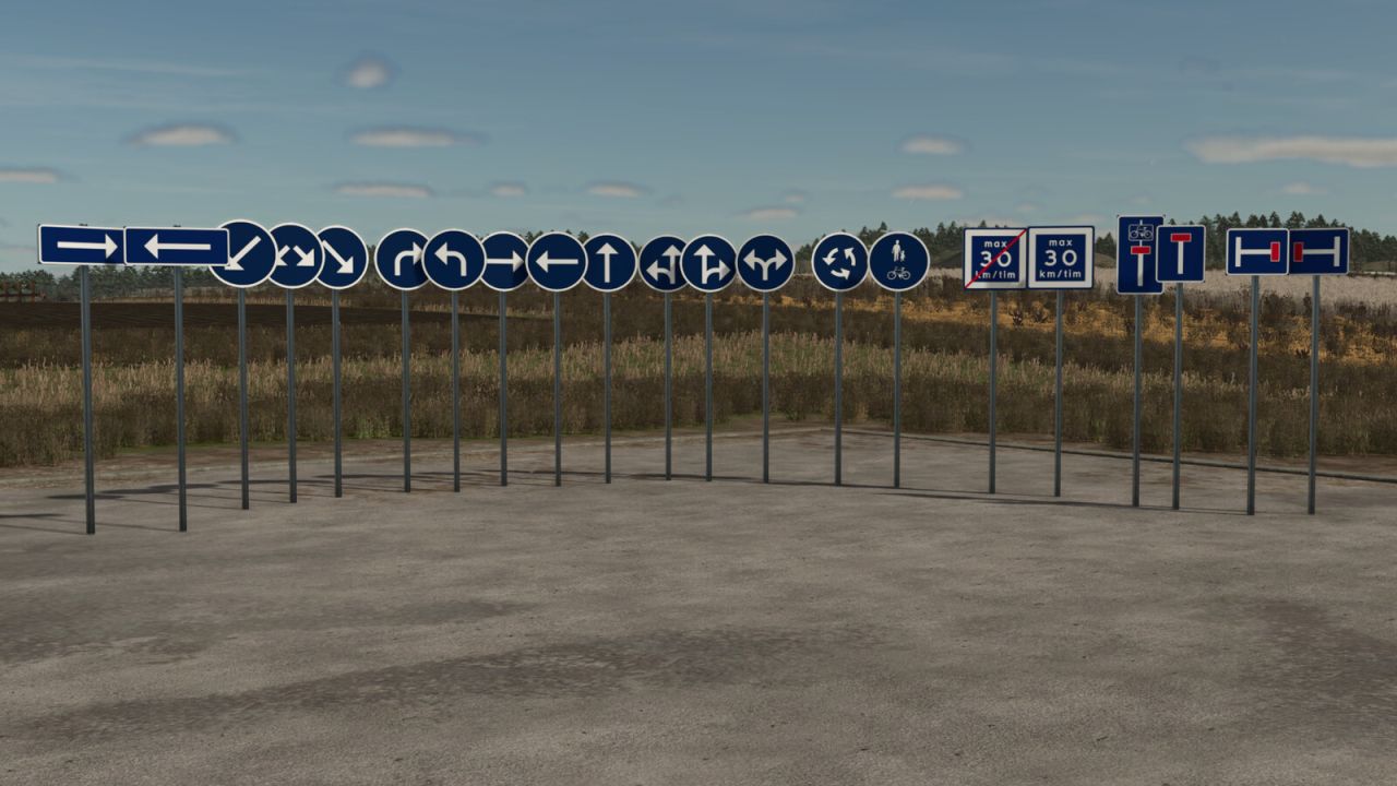 Swedish Road Sign Pack Placeable