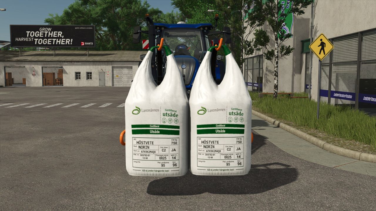 Sacos de sementes suecos