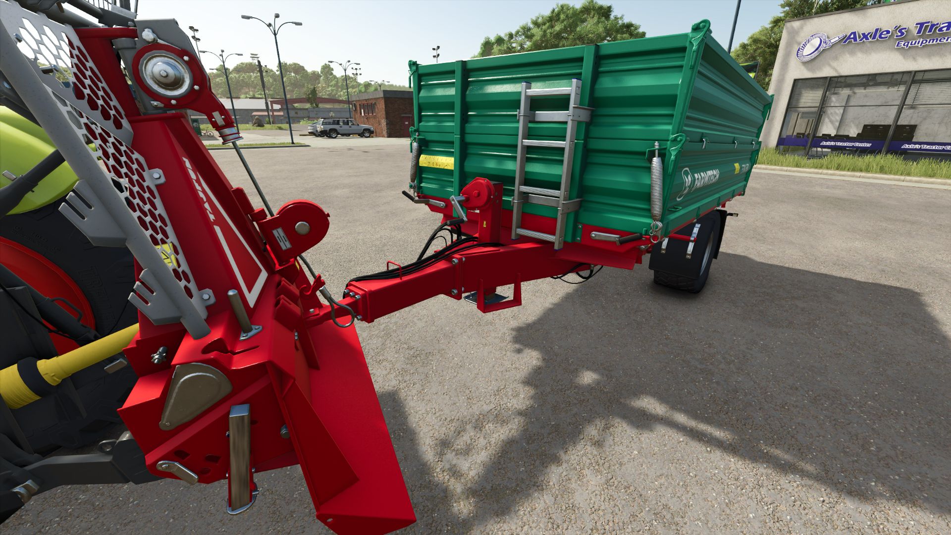 TAJFUN winch + trailer attacher joint