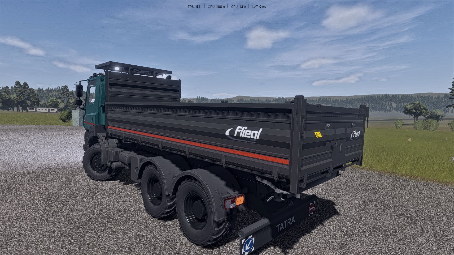 Tatra Phoenix Agro 6x6 avec benne basculante Fliegl