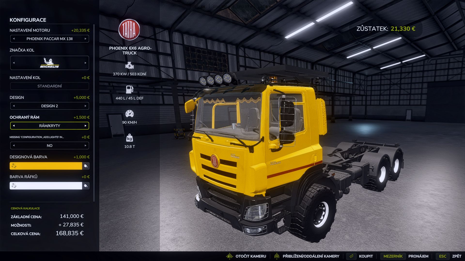 Tatra Phoenix Agro 6x6 avec benne basculante Fliegl