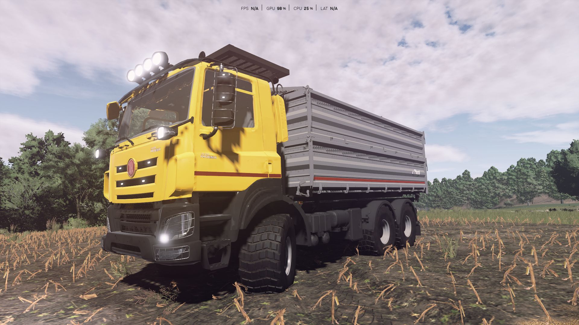 Tatra Phoenix Agro 6x6 avec benne basculante Fliegl