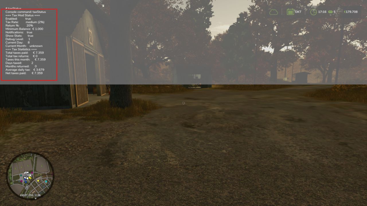 Modificación de impuestos