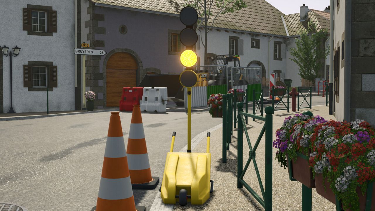 Mobile Baustellenampel