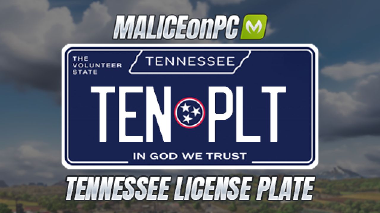 Plaque d'immatriculation du Tennessee