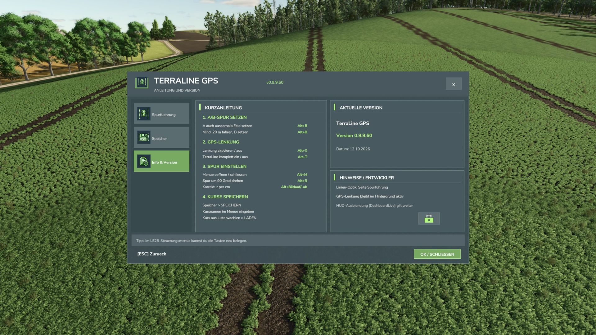 TerraLine GPS FS25 - KingMods
