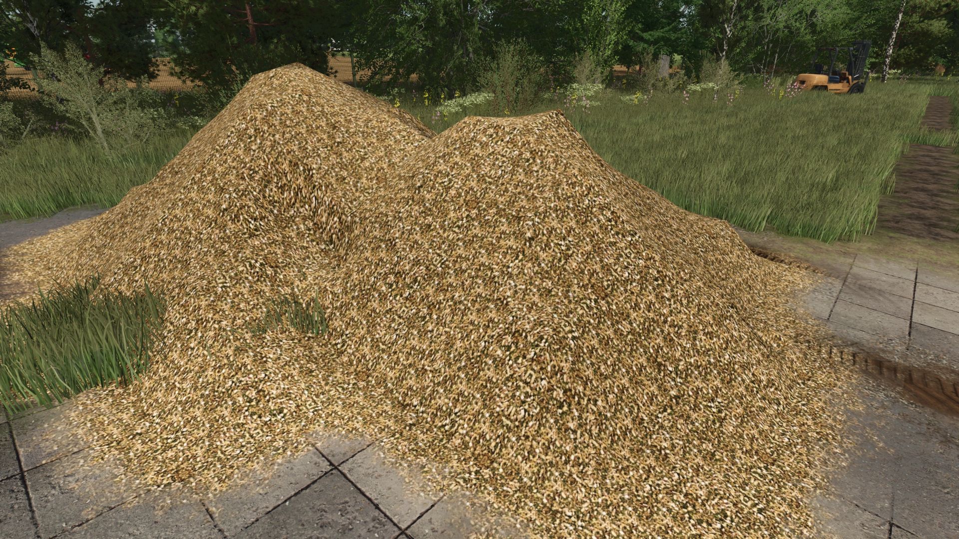 Texture of Wood Chips e Insilage tritato