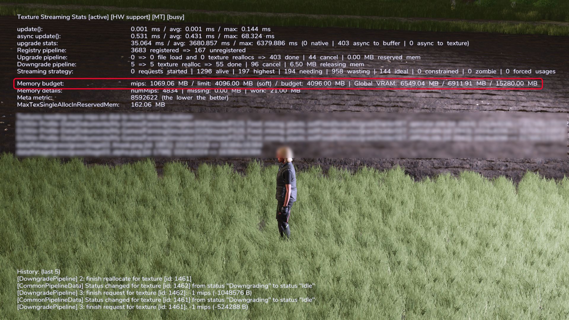 Texture Streaming Budget 200% (8GB)