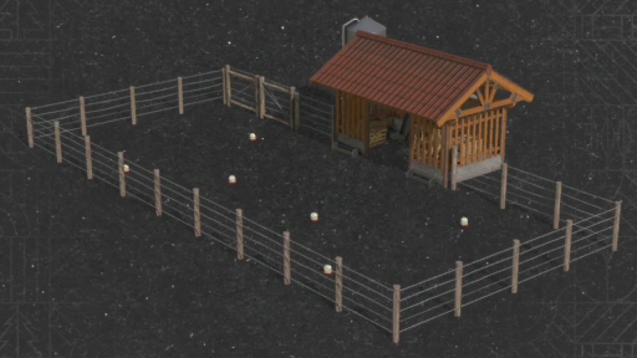 A cabana de frango