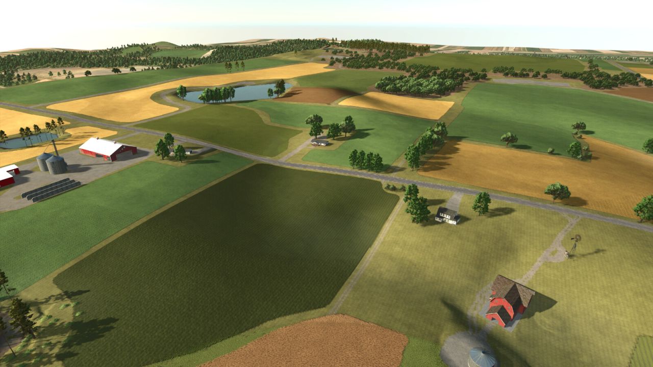 The Rolling Farmlands Of Michigan