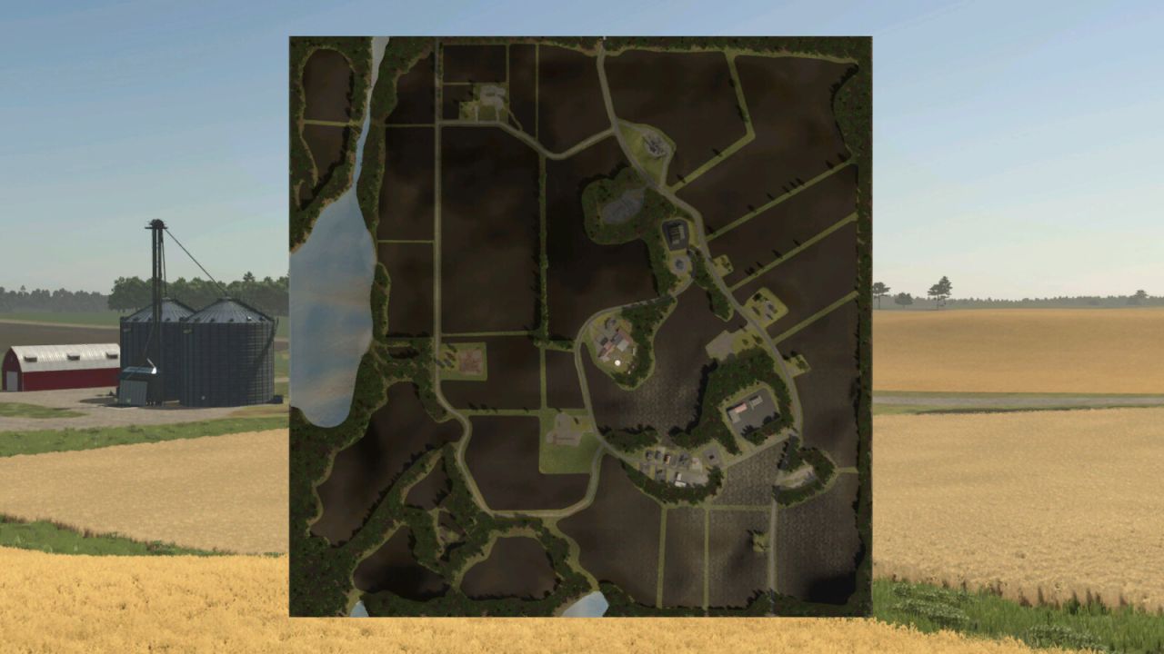 Die Ländlichen Ackerflächen Von Ohio