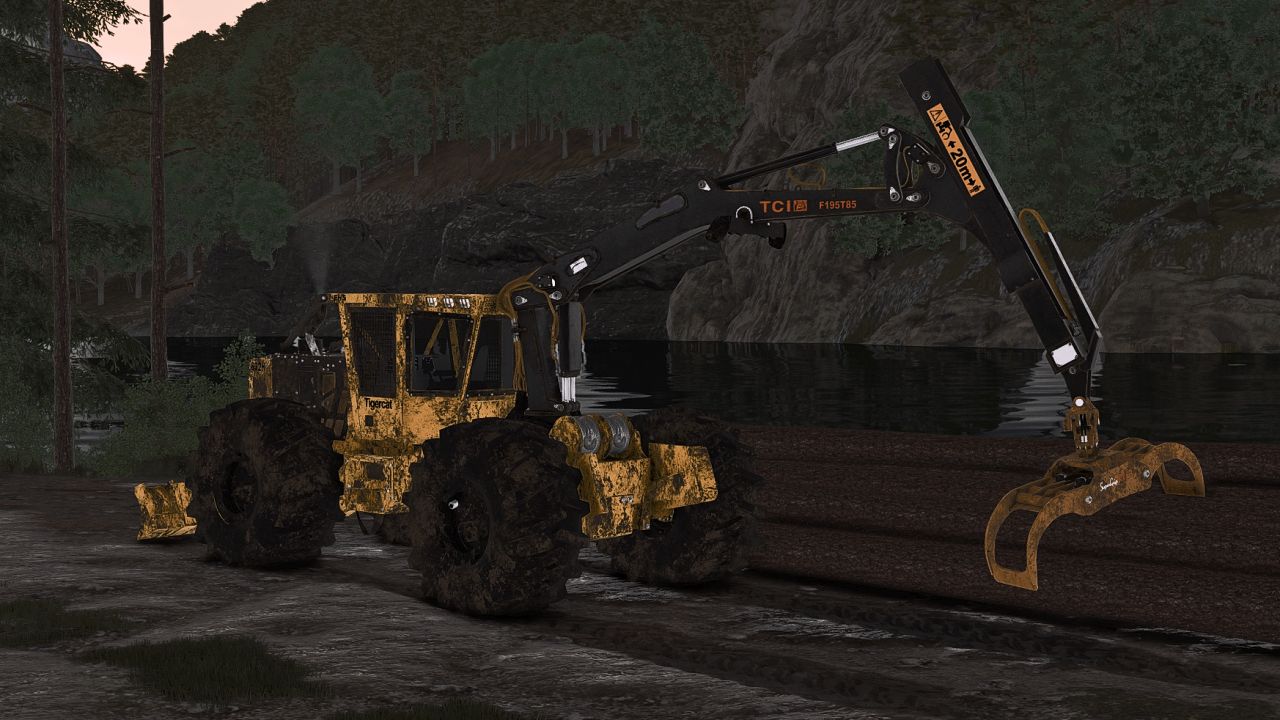 Tigercat Crane Skidder