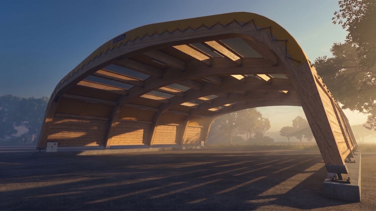 Hangars À Charpente En Bois