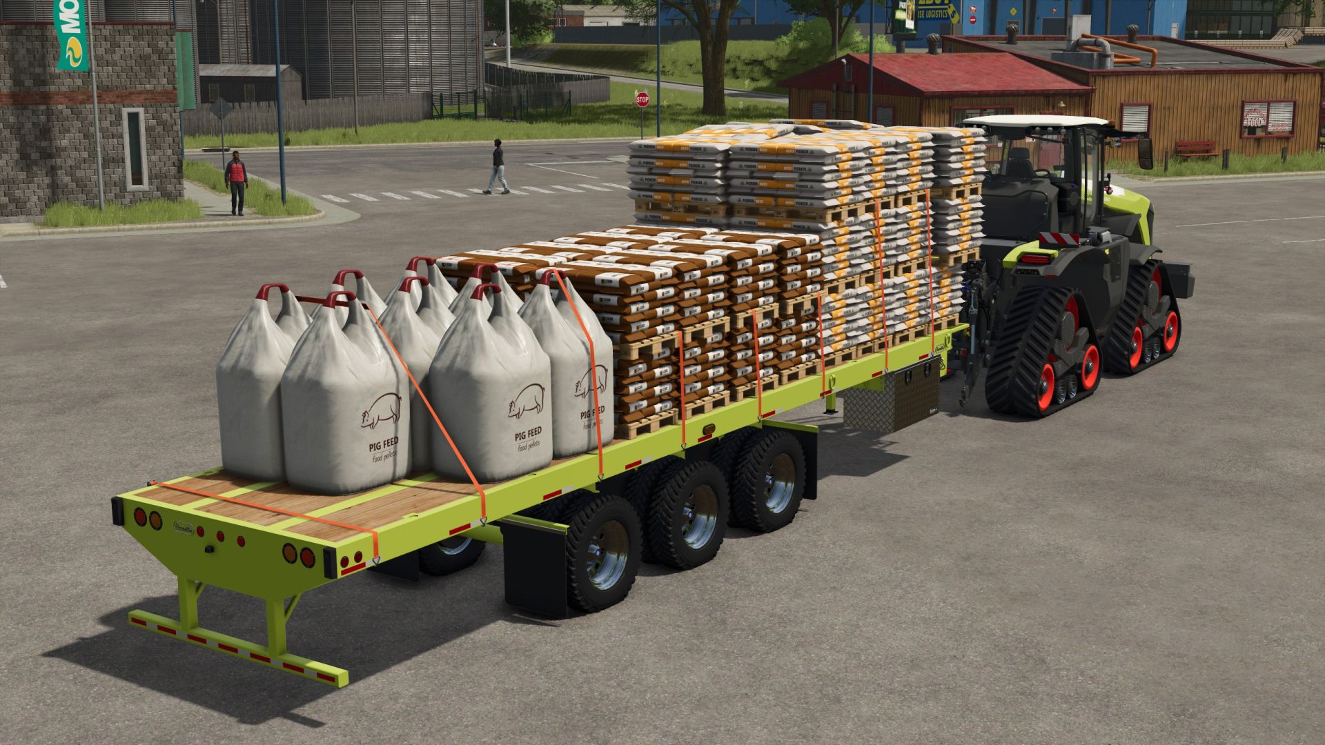 TL25 Pacesetter flatbed trailer
