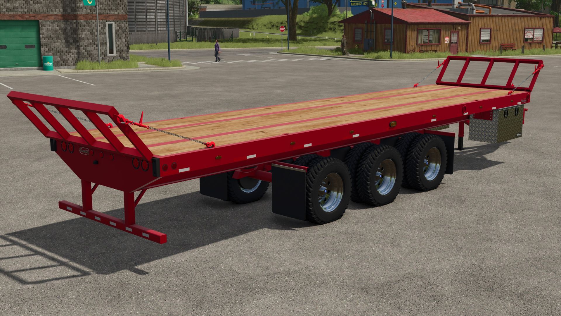 TL25 Pacesetter flatbed trailer